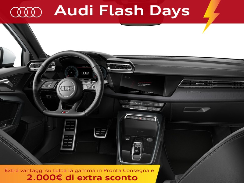 Audi A3 sportback 2.0 tdi s line edition 150cv s-tronic