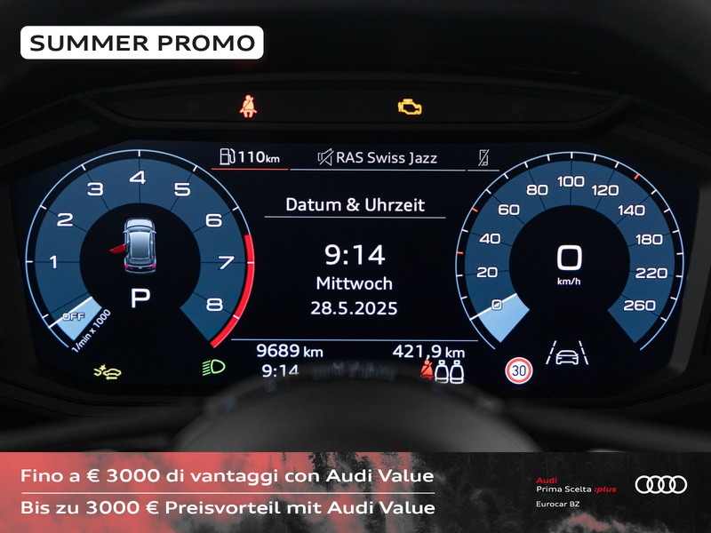 Audi A1 sportback 25 1.0 tfsi admired advanced s-tronic my20