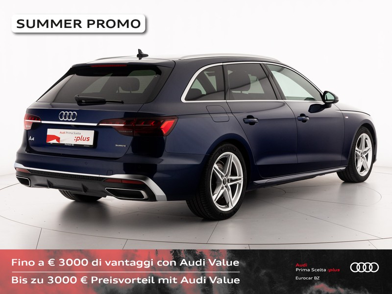 Audi A4 avant 40 2.0 tdi mhev s line edition quattro 204cv s-tronic