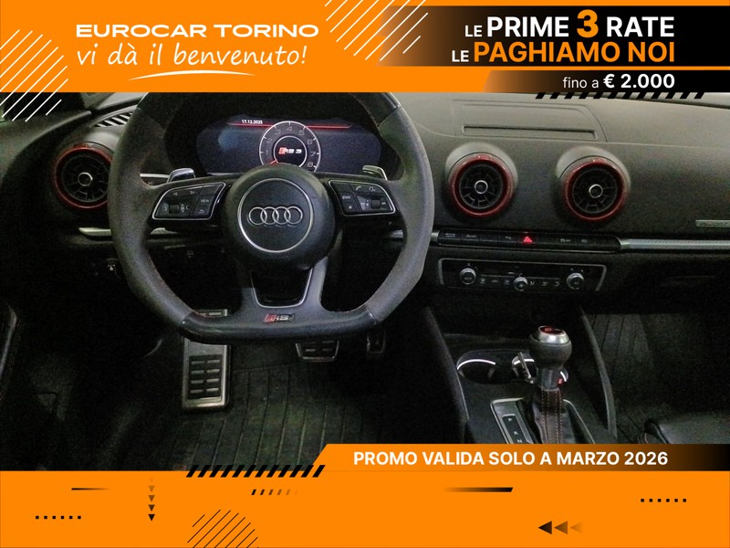 Audi RS3 sportback 2.5 tfsi quattro s-tronic