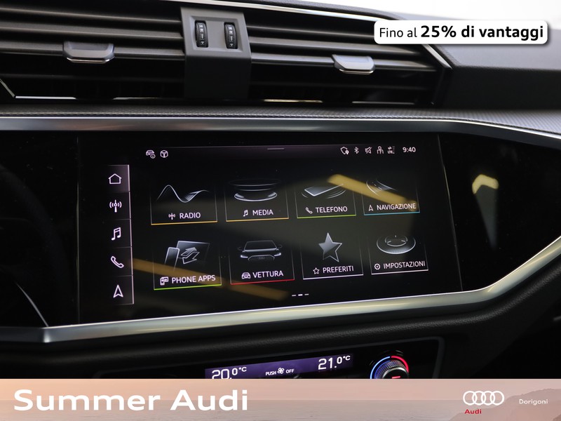 Audi Q3 sportback 40 2.0 tdi identity black quattro 193cv s-tronic