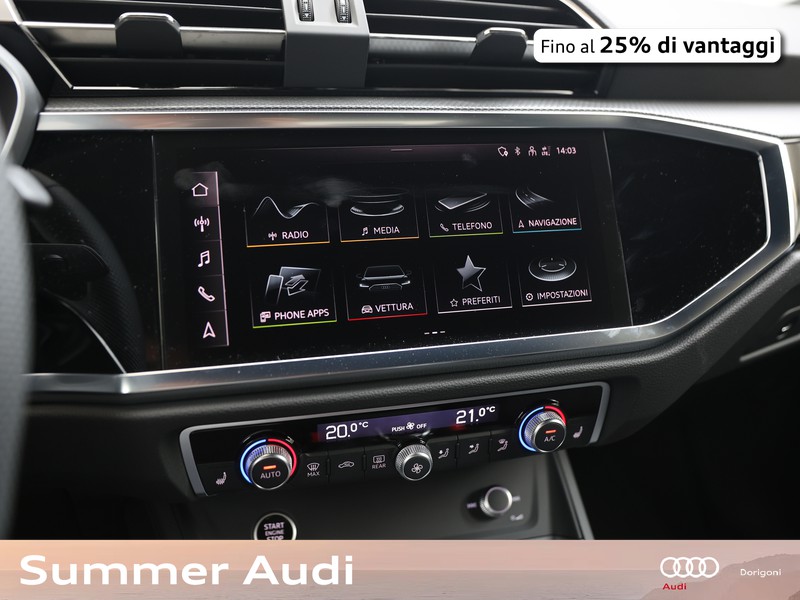 Audi Q3 sportback 40 2.0 tdi s line edition quattro 193cv s-tronic