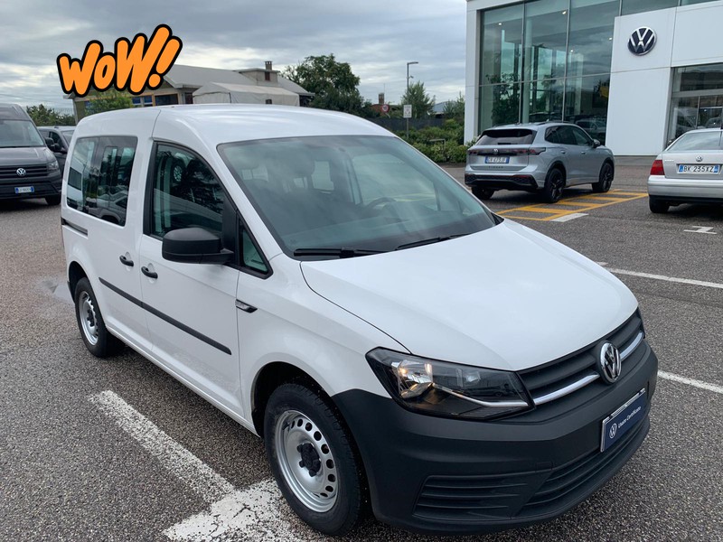 Volkswagen VIC Caddy 2.0 tdi102cv 5 POSTI AUTOCARRO IVA COMPRESA
