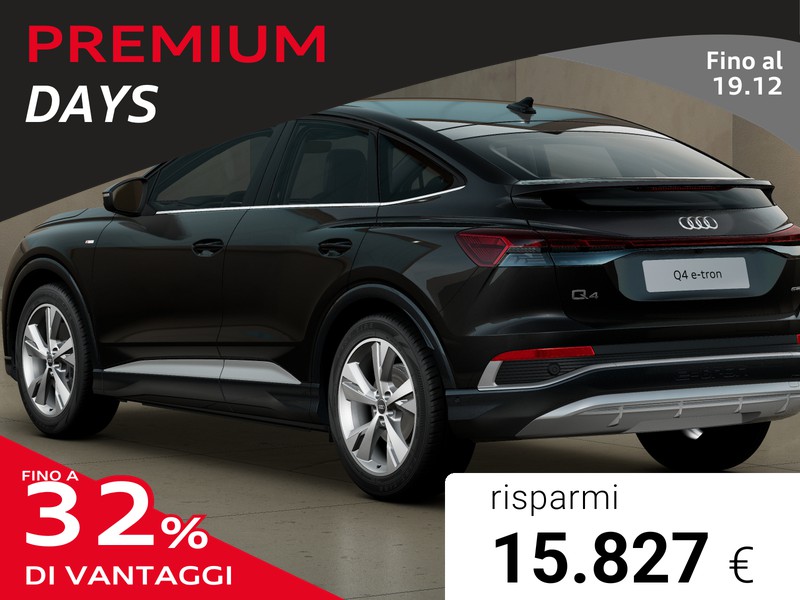Audi Q4 e-tron sportback e-tron 55 s line edition quattro