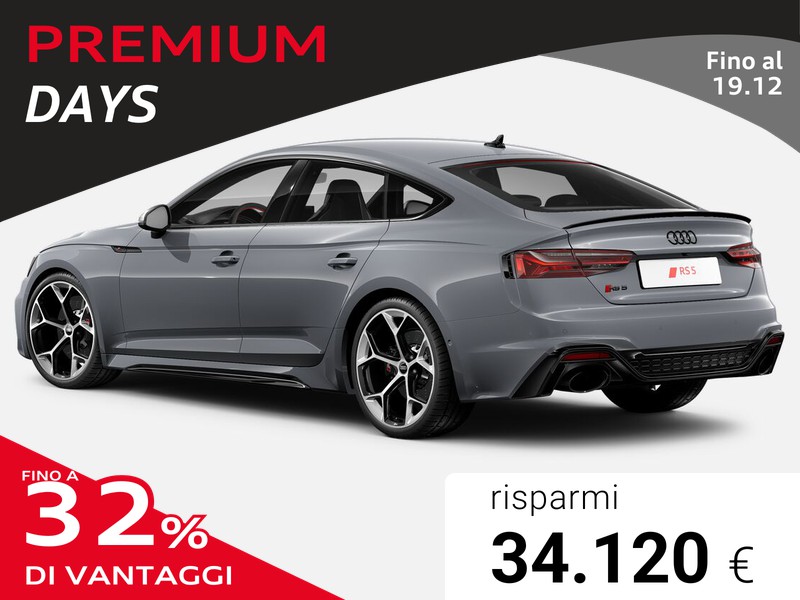 Audi RS5 sportback 2.9 tfsi performance edition quattro 470cv tiptronic