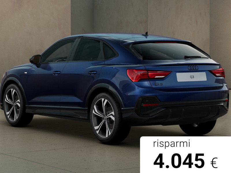 Audi Q3 sportback 35 2.0 tdi identity black s-tronic