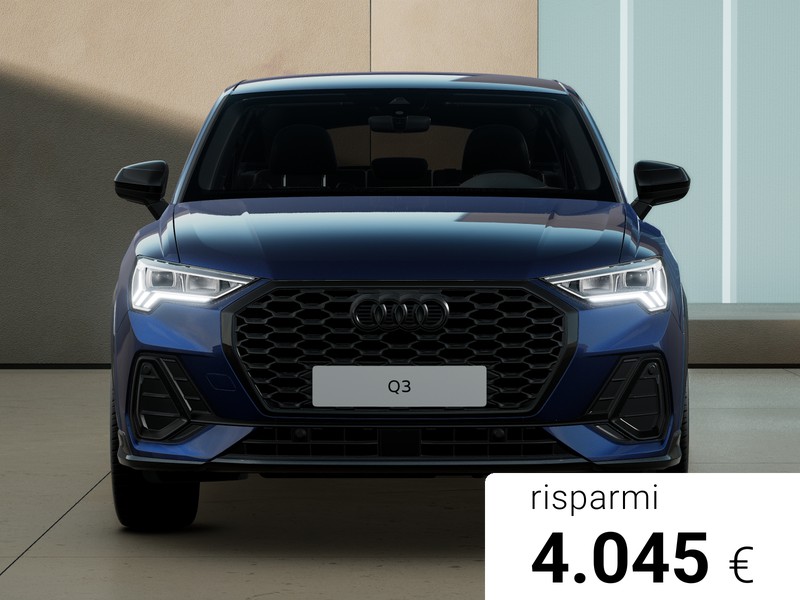 Audi Q3 sportback 35 2.0 tdi identity black s-tronic