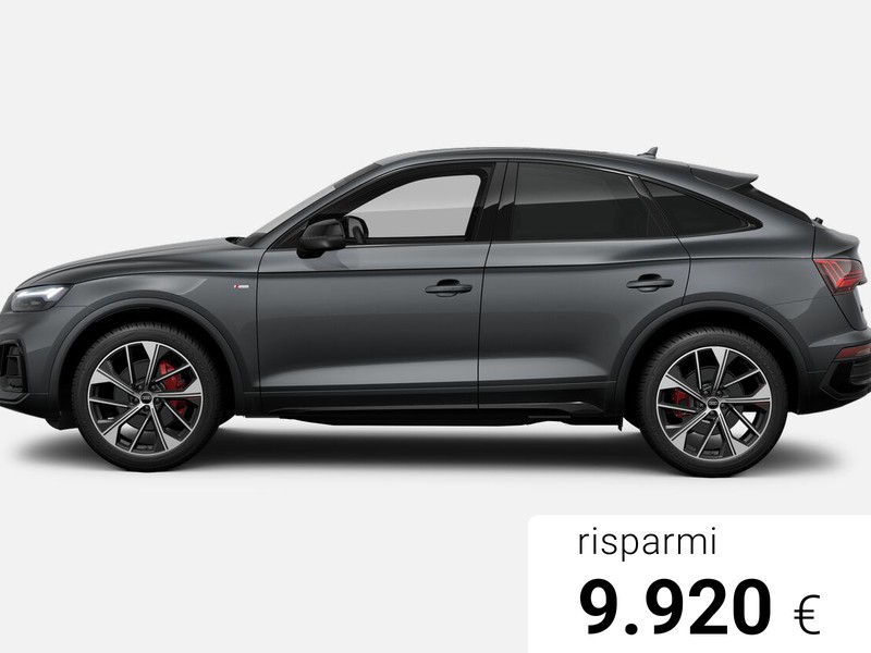 Audi Q5 sportback 40 2.0 tdi mhev 12v identity black quattro s-tronic
