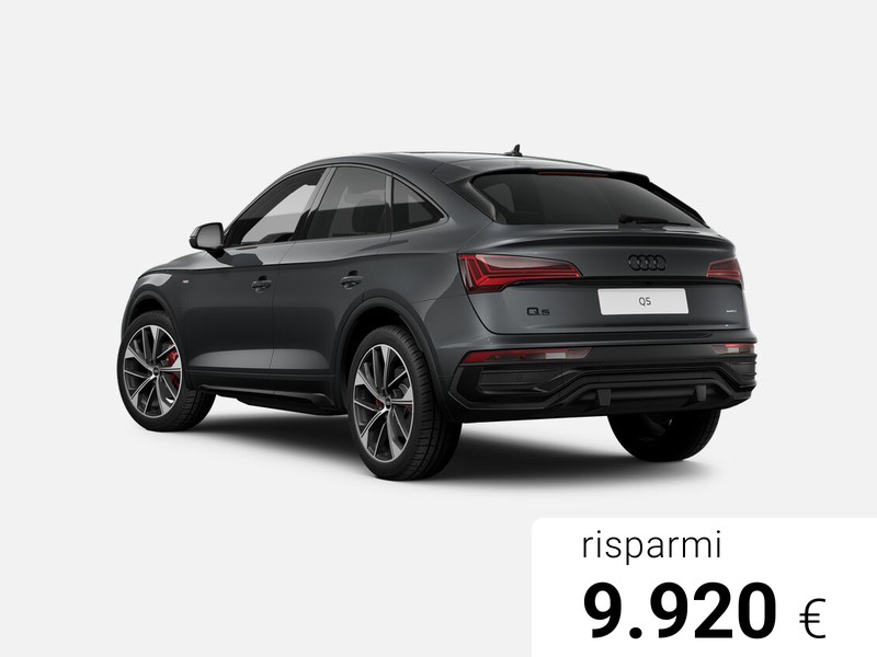Audi Q5 sportback 40 2.0 tdi mhev 12v identity black quattro s-tronic