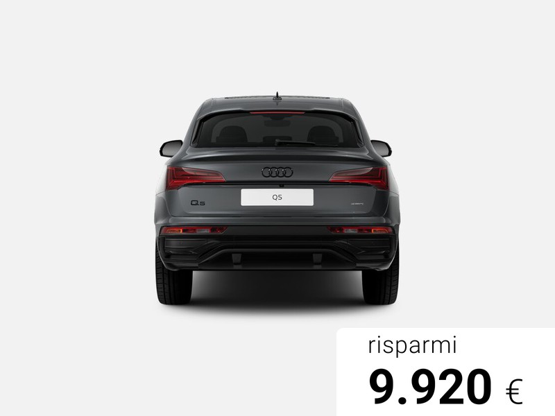 Audi Q5 sportback 40 2.0 tdi mhev 12v identity black quattro s-tronic