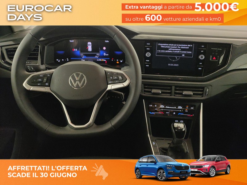 Volkswagen Polo 1.0 evo edition plus 80cv
