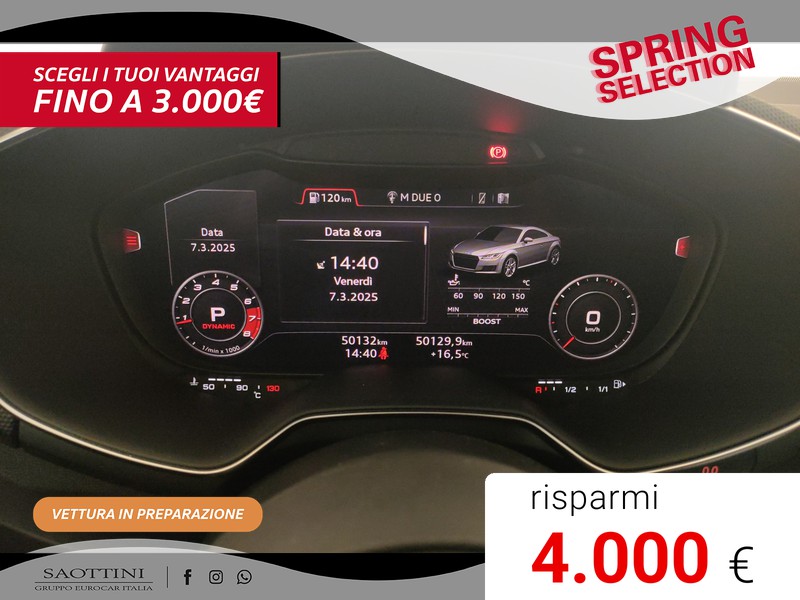 Audi TTS Coupe 2.0 TFSI quattro 320 CV S tronic