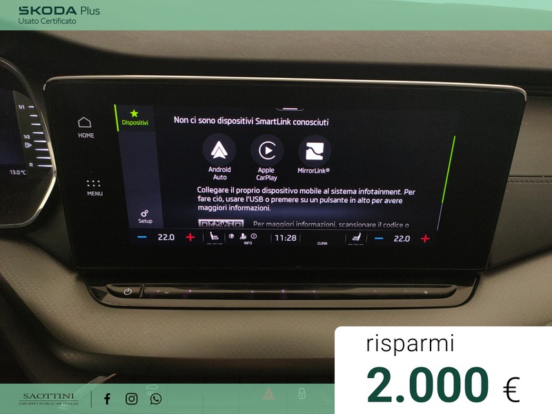 Skoda Octavia Wagon 2.0 TDI evo Executive 150 CV DSG