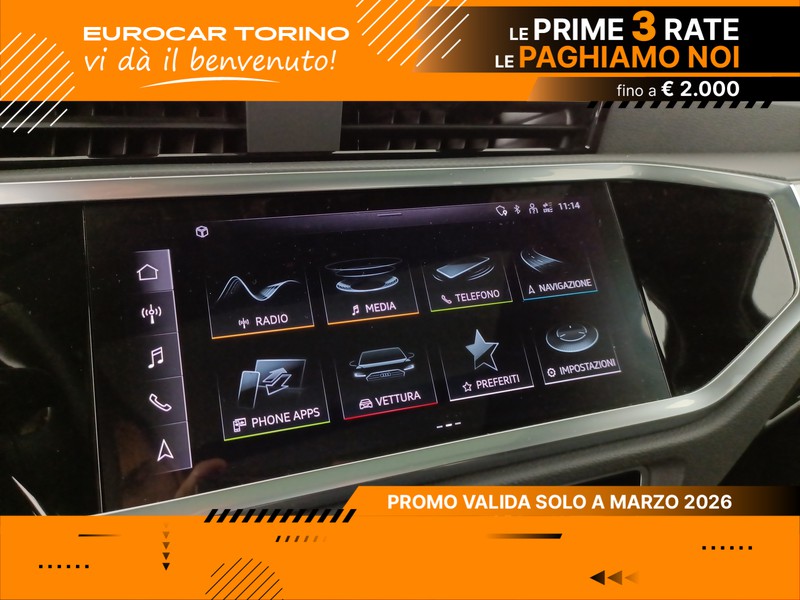 Audi Q3 35 1.5 tfsi identity black s-tronic