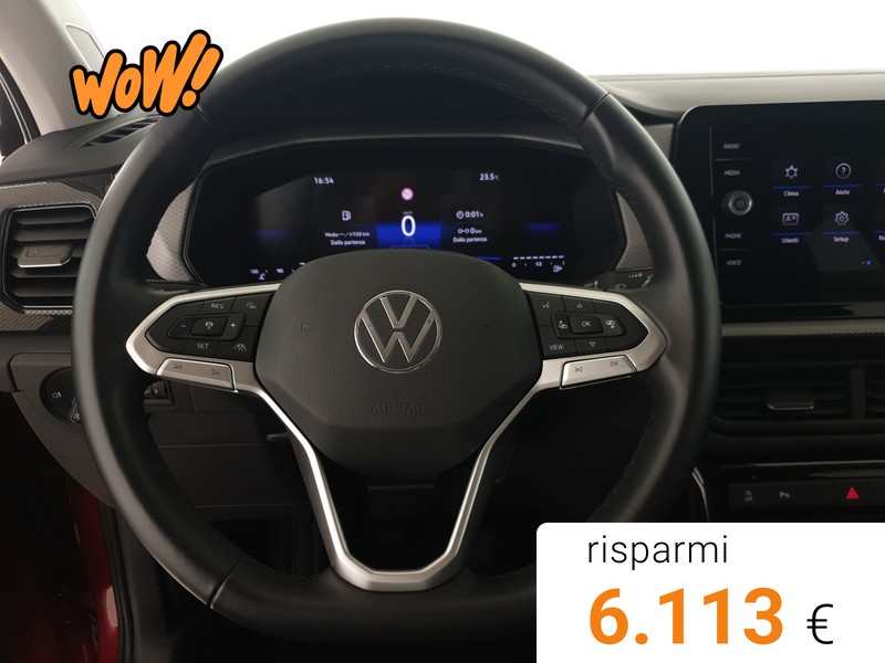 Volkswagen T-Cross 1.0 tsi life 95cv