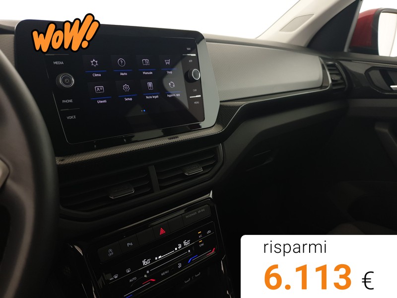 Volkswagen T-Cross 1.0 tsi life 95cv