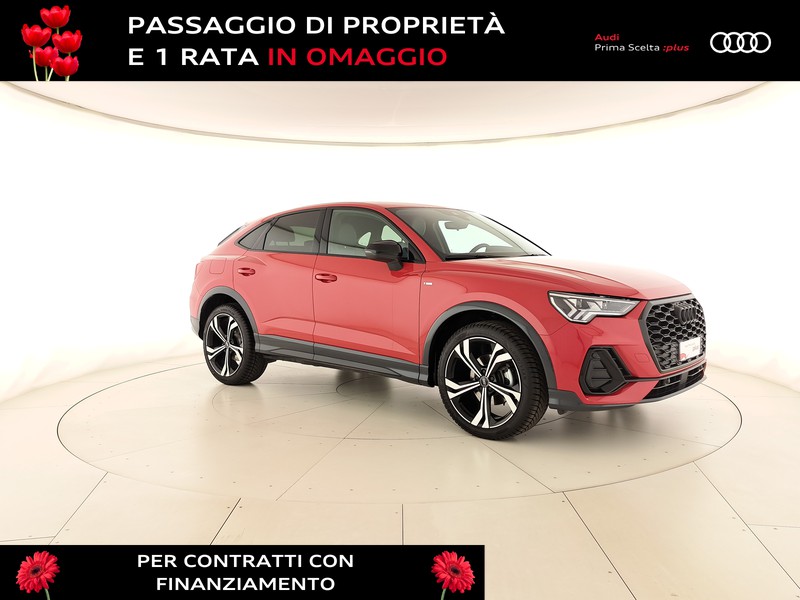 Audi Q3 sportback 35 1.5 tfsi identity black s-tronic