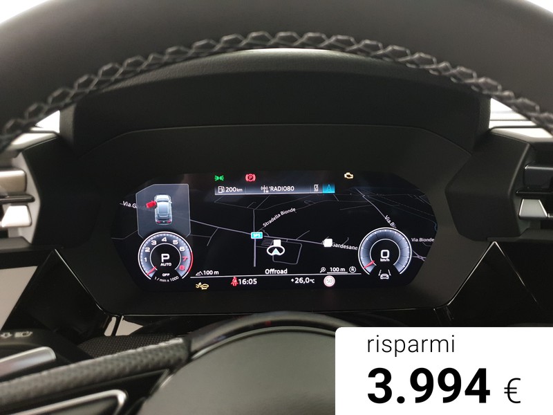 Audi A3 Sportback 35TFSI 150CV S tronic S line Edition